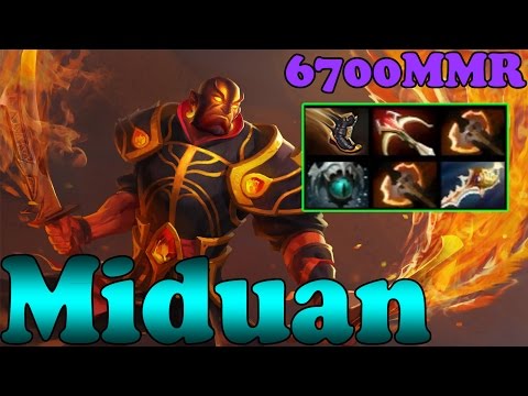 Dota 2 - Miduan 6700 MMR Plays Ember Spirit Vol 2 - Ranked Match Gameplay!