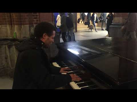 Pianist at Amsterdam Centraal Station