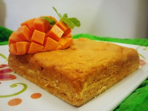 Eggless Mango Cake | Easy Cake Recipe For Beginners | Mango Sponge Cake - By Food Connection Video