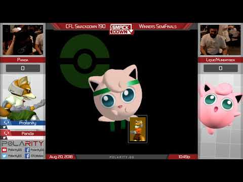 CFL Smackdown 190 Melee - Panda (Fox) vs Liquid`Hungrybox (Puff) - Winners Semis