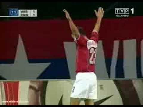 Wisła Kraków - PAO 3:1 Paweł Brożek (1:1)