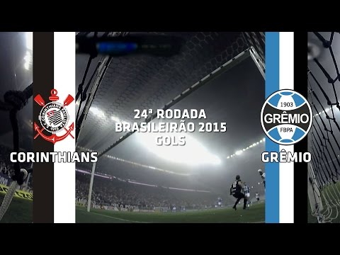 Gols - Corinthians 1 x 1 Grêmio - Brasileirão - 09/09/2015