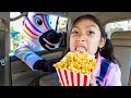Wendy Maddie S Drive In Movie Night Popcorn Surprise