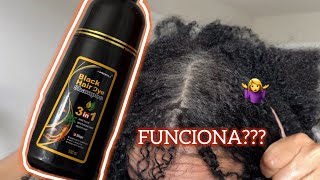 El FAMOSO SHAMPOO TINTE DE AMAZON FUNCIONA PROBÉ EL SHAMPOO TINTE  3 en 1  EN MIS REBELDES CANAS