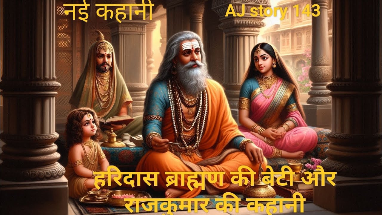हरिदास ब्राह्मण की कहानी। राजकुमार विजय और ब्राह्मण की बेटी कहानी। प्रेरणादायक कहानी।हिस्ट्री स्टोरी