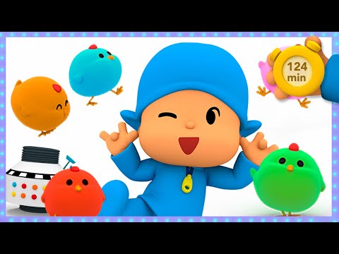 🐤POCOYO & NINA EPISODIOS- Jugando a cambiar los colores [124 min] CARICATURAS y DIBUJOS ANIMADOS