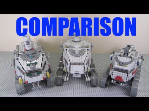 LEGO Star Wars "Clone Turbo Tank" Comparison! (7261 vs 8098 vs 75151 / 2005 vs 2010 vs 2016)