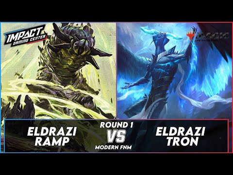 Eldrazi Ramp VS Eldrazi Tron [PAPER] | Modern FNM from IGC RD 1 | Magic: the Gathering