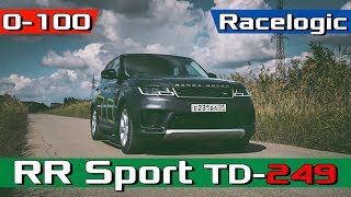 2018 Range Rover Sport TD V6 3.0 249hp 0-100 - Рендж Ровер Спорт разгон, 1/4, launch control
