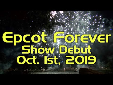 New Epcot Forever Nighttime Fireworks Show Debut | Walt Disney World