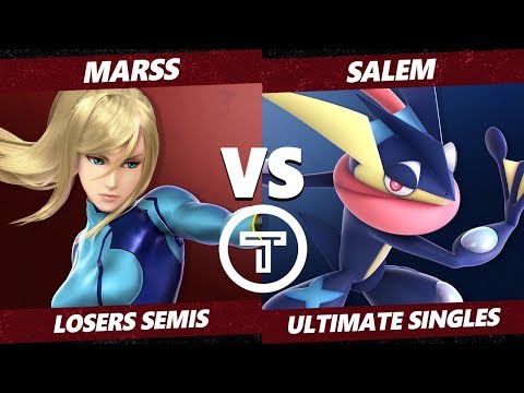 Thunder Smash 3 SSBU - MVG Salem (Greninja, ZSS, Bayo) VS PG Marss (ZSS) Smash Ultimate Losers Semis