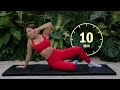 10 Minute Abs Workout At Home For Women Day 3 No Equipment
