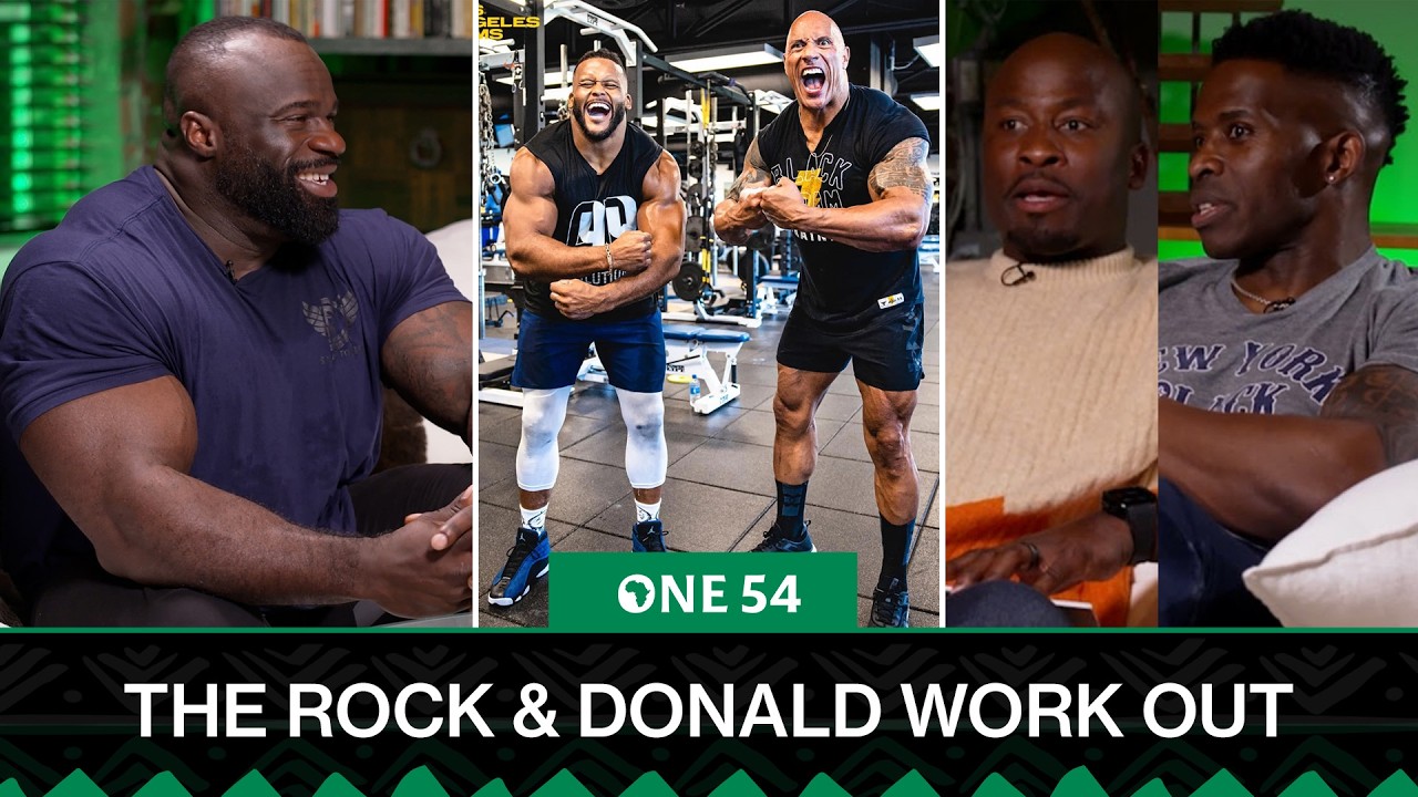 Aaron Donald Working Out With The Rock - Samson Dauda Reacts | One54 Africa Podcast