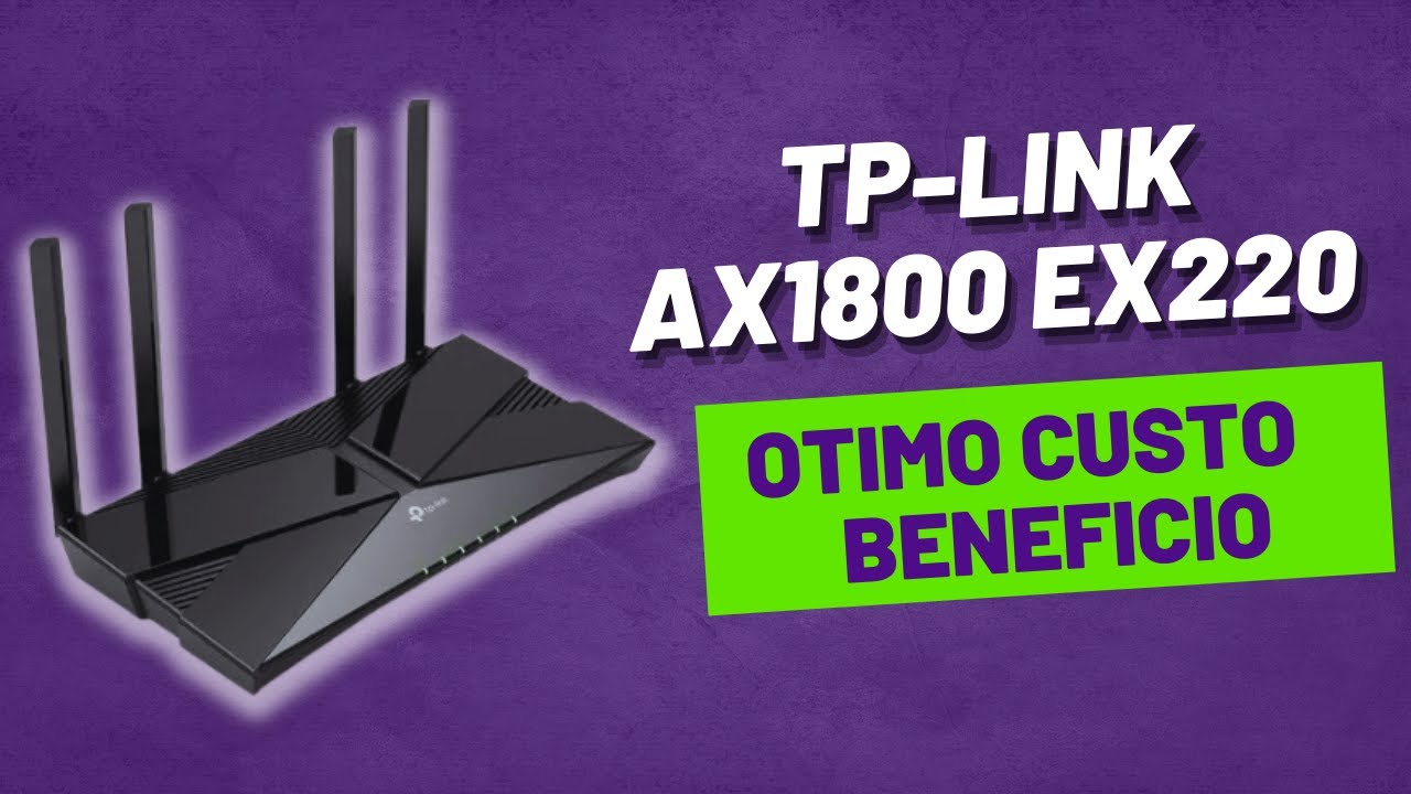 Miniatura da avaliação em vídeo de Roteador TP-Link EX220 V2.8 Wi-Fi 6 AX1800
