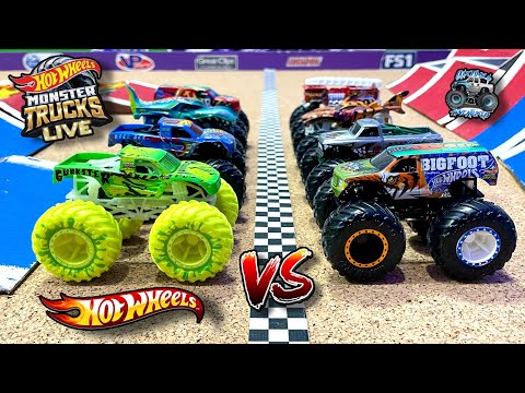 Toy Diecast Monster Truck Racing Tournament | Hot Wheels Monster Truck LIVE Race & EXCLUSIVE TRUCK!