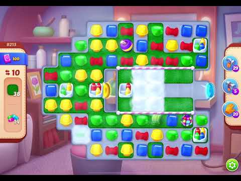 HomeScapes Level 8213 no boosters (18 moves)