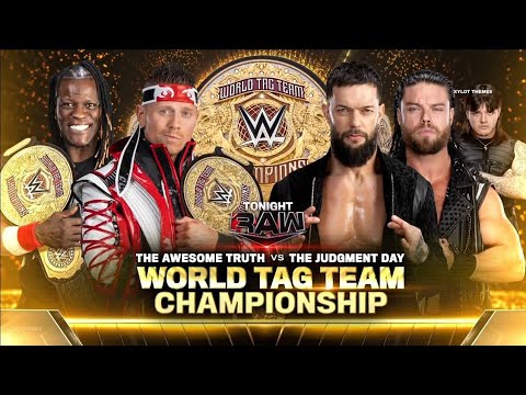 The Awesome Truth vs The Judgment Day - World Tag Team Championship Match (2/2): Raw, Jun. 24, 2024