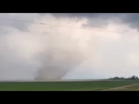 Gustnado near Tutwiler, MS on Friday, May 13 - from Corey Gee