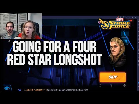 Longshot Red Star Orb Opening I Marvel Strike Force