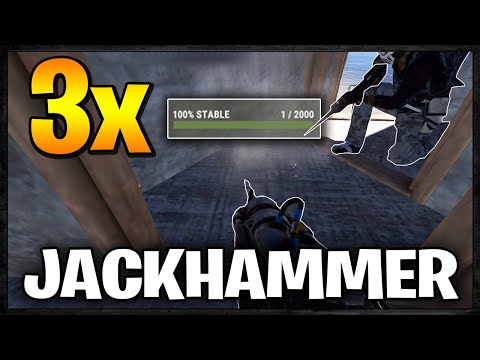 Dealing 6000 DAMAGE with JACKHAMMER | Rust - Profit or Fail Raid