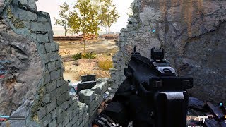 GROUND WAR in Modern Warfare (10 vs 10 MP7 Headquarters Gameplay)