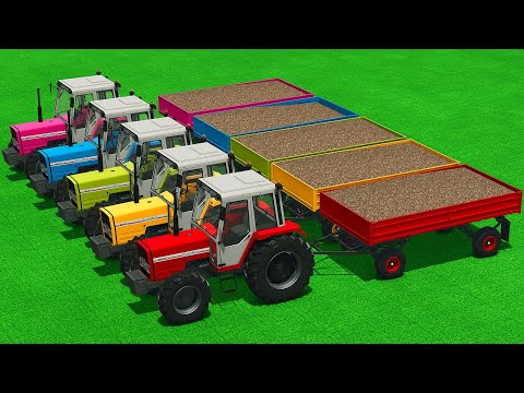 CUT, LOAD AND TRANSPORT POPLAR WITH LANDINI TRACTORS AND DEUTZ LOADERS - FS25