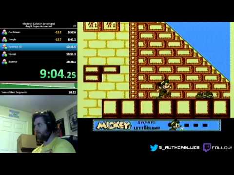 Mickey's Safari in Letterland (Any% Super Advanced) (18:20)