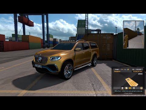 ETS2 1.35 Mods |Car Mod| - Ride in the Pretty Nice Pick Up of Mercedes Benz X-Class 2018