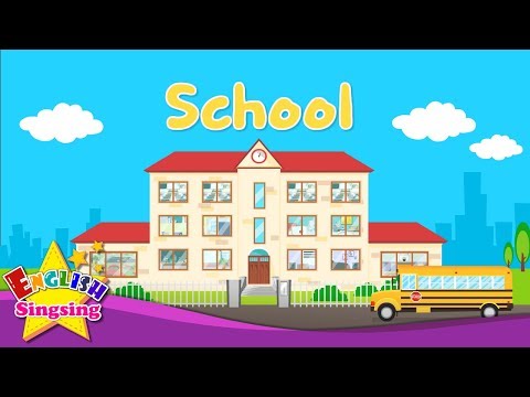 Kids vocabulary - [Old] School - Learn English for kids - English educational video