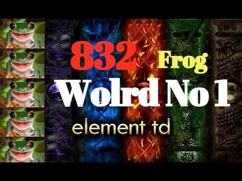 Element TD Highest Score With 832 Frogs!                Dota 2 Tower Defense World Record!