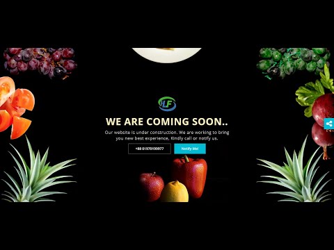 Coming Soon Page HTML Template || HTML5 & CSS3 || Exclusive HTML5 Landing Page || The IT King