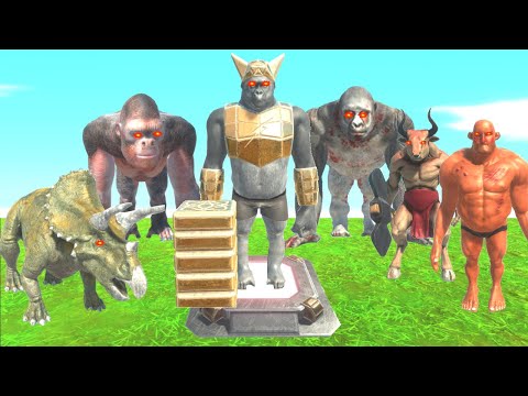 HOW MANY GHOR TO DEFEAT OLD GORO, GORO, HILL GIANT, MINOTAUR AND TRICERATOPS? ARBS