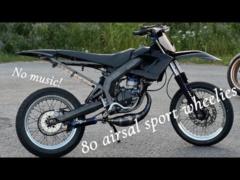 Derbi senda 80 airsal sport wheelies (no music)