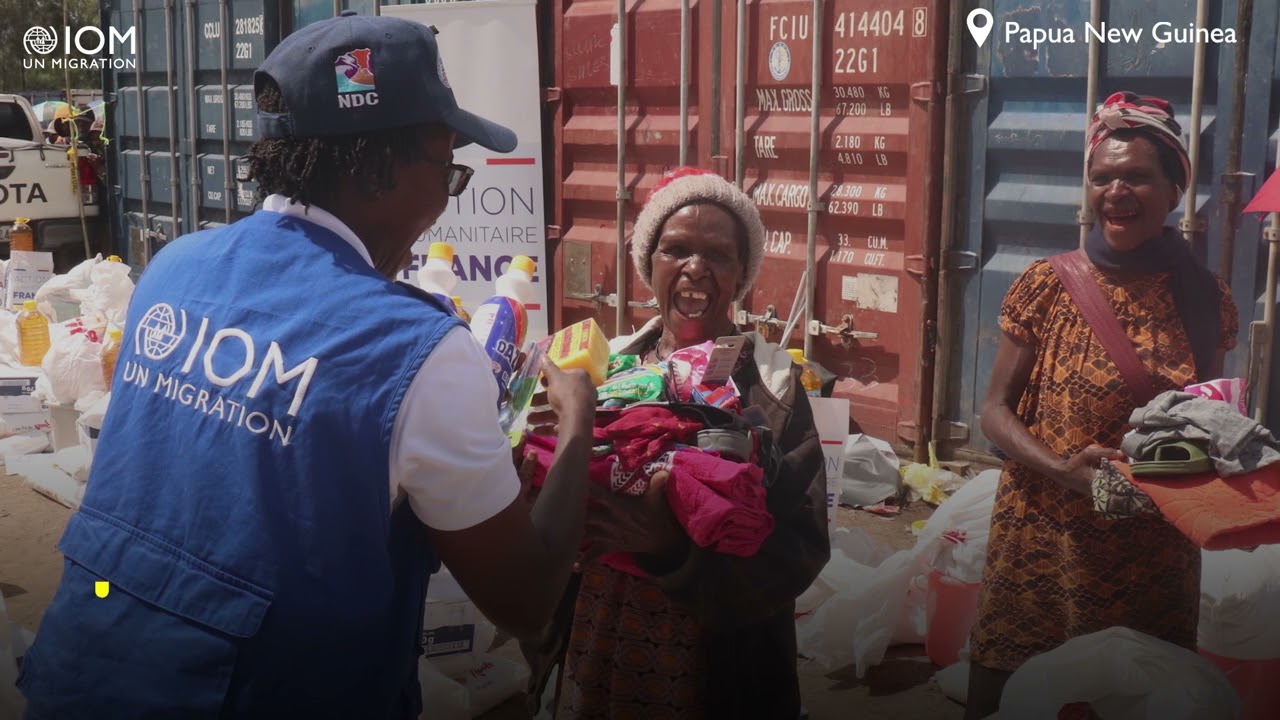 IOM Provides Vital Aid in Enga Province with Support from the French Government