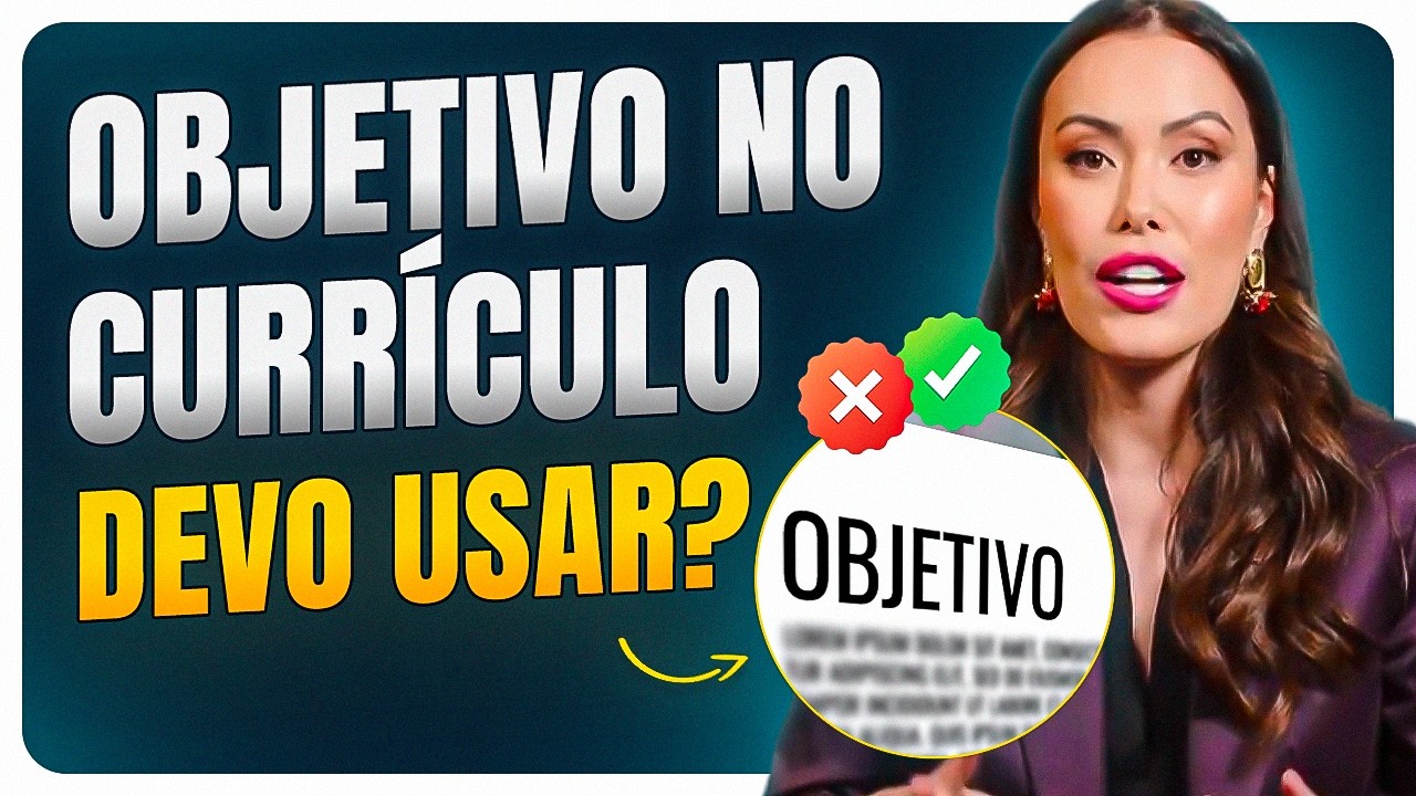 O que colocar no objetivo do currículo I Objetivo profissional I Modelo de currículo atualizado