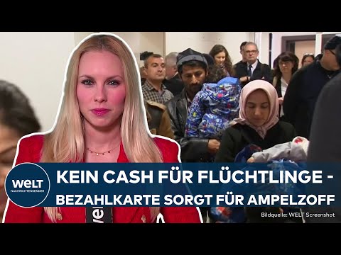 BEZAHLKARTE FÜR FLÜCHTLINGE: Neuer Streit in Ampel! Grüne blockieren bundesweite Gesetzesänderung