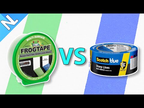 FrogTape or Scotch Sharp Lines? Which painters tape is better at making clean straight lines?