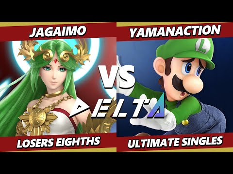 Delta 4 Top 8 - Jagaimo (Palutena) Vs. Yamanaction (Luigi, Steve, Roy) Smash Ultimate - SSBU