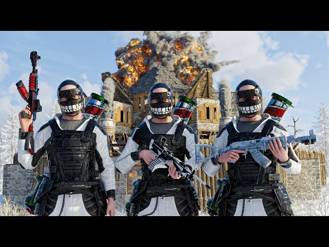 30,000 HOUR TRIO DECIMATES ENTIRE SERVER  - Rust (Movie)