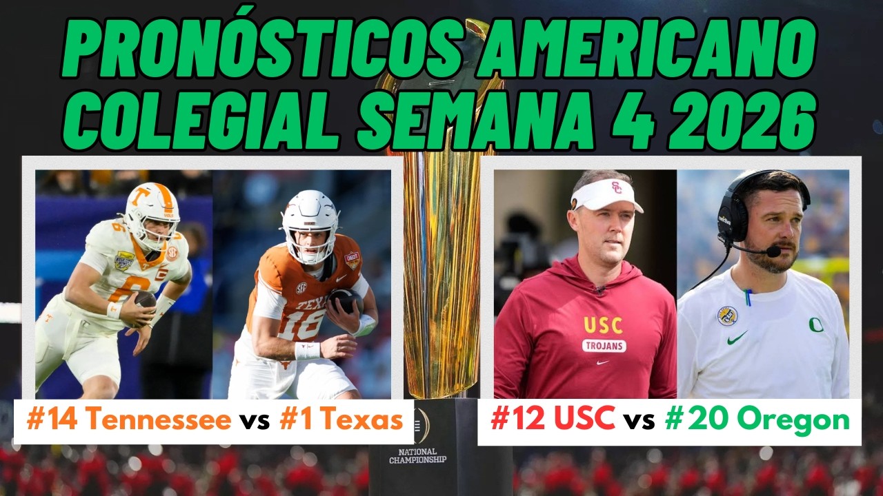 Pronósticos Semana 4 - College Football 2026