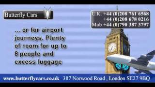 Butterfly Cars : London Minicab Service and Airport Transfer