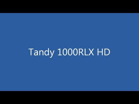 Tandy 1000 RLX HD - Quick Demo