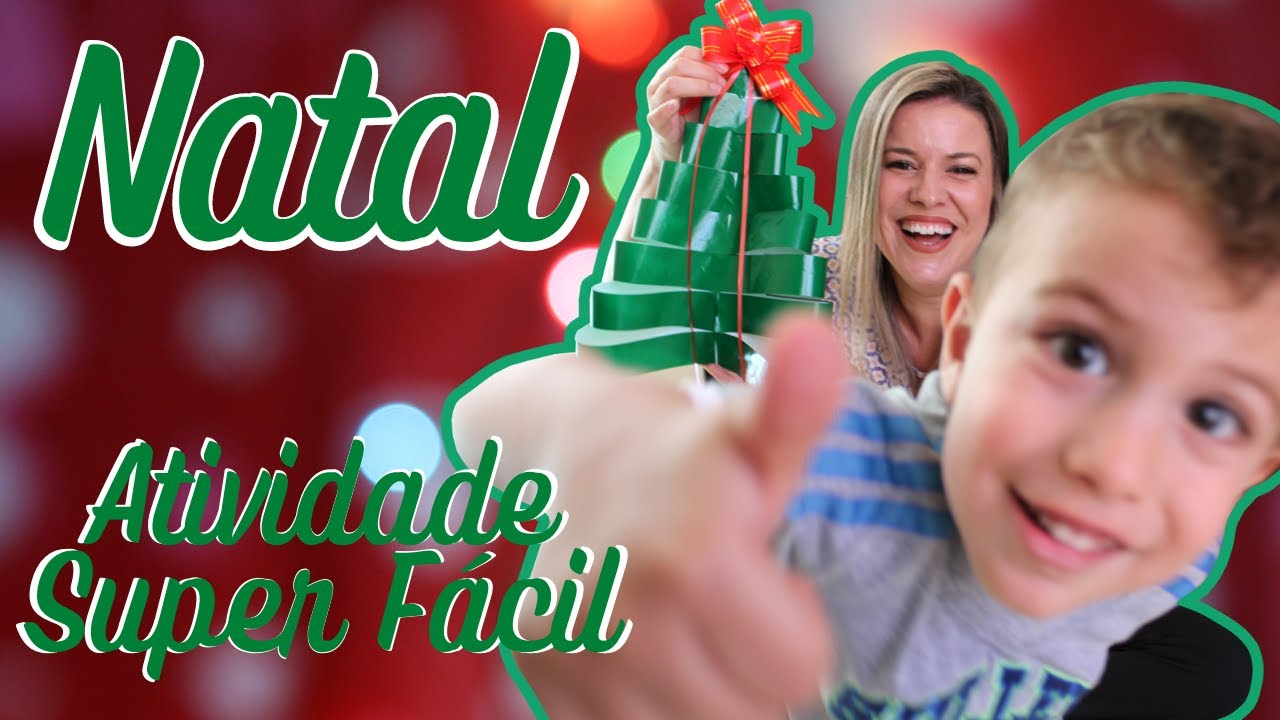 ÁRVORE DE NATAL - FÁCIL E RÁPIDA DE FAZER COM AS CRIANÇAS - FAÇA VOCÊ MESMO DIY - SAMANTHA LADEIRA