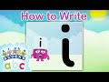 Officialalphablocks Learn How To Write The Letter I Straight Line How To Write App Straight