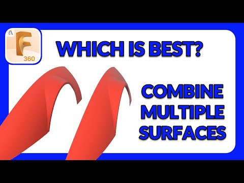 Surface Mastery Part 7 - Blending Multiple Surfaces with 3D Splines, Lofts and Patches | How To