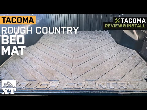 2005-2023 Tacoma Rough Country Bed Mat with RC Logos Review & Install