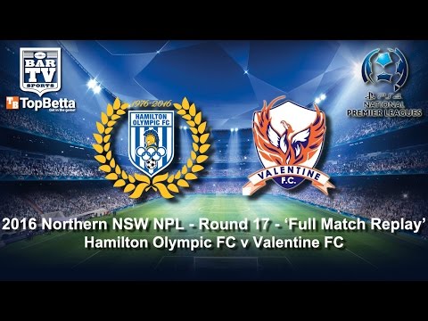 2016 NNSWF NPL Round 17 Full Match Replay - Hamilton Olympic v Valentine Phoenix