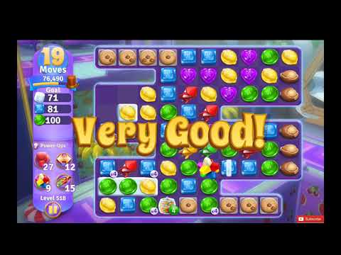 Wonka's World of Candy Level 518 NO BOOSTERS - A S GAMING ✔