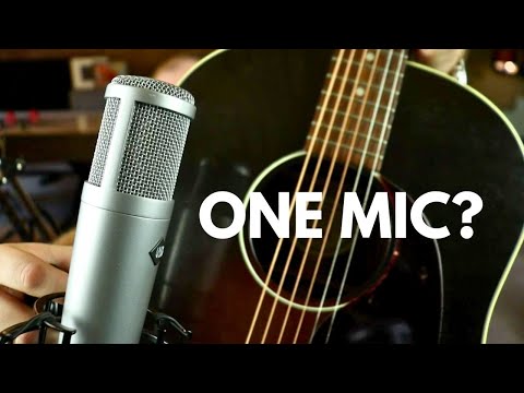 Record Acoustic Guitar with One Mic?