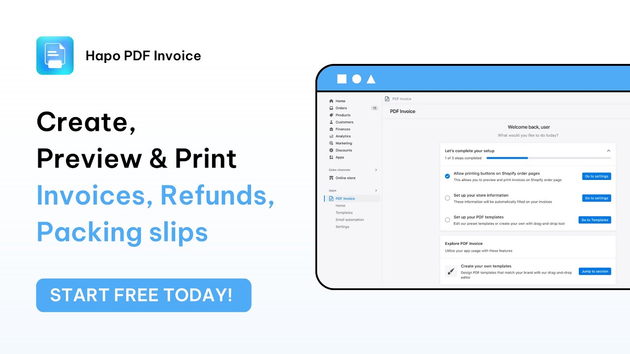 HAPO Order Printer PDF Invoice Demo